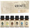 SoulOrigin Hotel Ätherisches Öle Set, Duftöl Set für Öl Diffuser, Duftöle für Seifenkarze Herstellung 6x10ml weißer Tee, Jasmin Minze, Sandelholz, Luxusnacht, Küstenstadt und meine Art