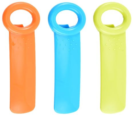 3 Stück Manueller Glasöffner,Glasöffner aus Kunststoff,Deckelöffner für Gläser,Multifunktionaler Flaschenöffner,Praktische Deckelöffner Schraubgläser für Gläser,Geeignet für Senioren Frauen und Kinder
