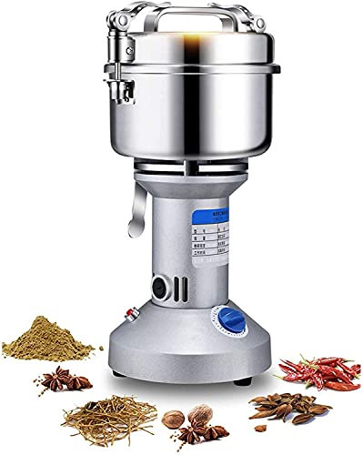 Mill 750 in Acciaio Inox, polverizzatore per spezie ed Erbe aromatiche, ad Alta velocità, 70-300 Maglie, macina Cereali a Secco, Sicuro e conveniente