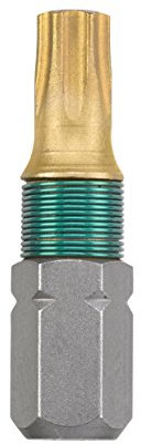 kwb 2 x Bits 25 mm TORX T15 titan ISO 1173 Antrieb C6.3), 1/4 Sechskantaufnahme, universel