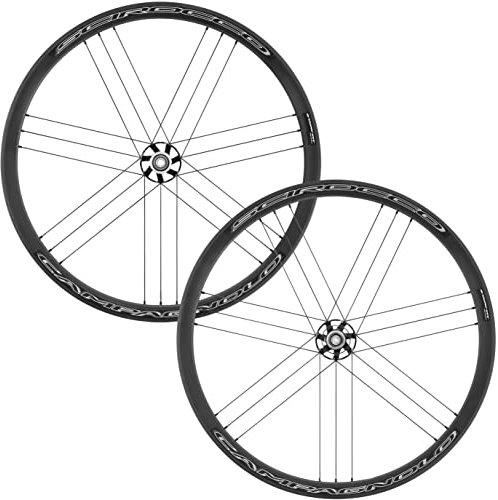 Campagnolo Unisex – Erwachsene Scirocco DB Laufradsatz, Schwarz, 28