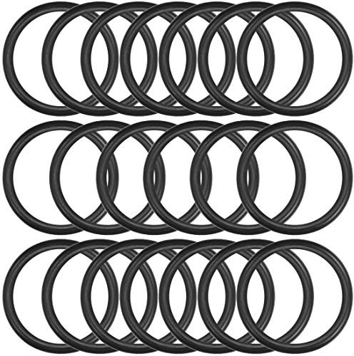 sourcing map Joint Torique 34mm OD 27mm ID 3.5mm Largeur Métrique Nitrile Caoutchouc Joint Étanchéité Paquet de 20