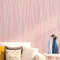 Vlies Tapete Tapete Schlafzimmer Wohnzimmer einfache einfarbige Streifen Hintergrund Wand Tapete-Pink