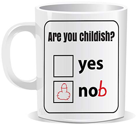 Perfect Mugs Funny Adult Rude Humour Novelty Birthday Office Mug for Men & Women - Tea & Coffee