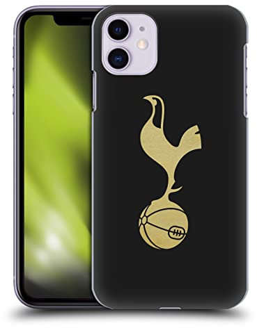 Head Case Designs Officially Licensed Tottenham Hotspur F.C. Black And Gold Badge Hard Back Case Compatible With Apple iPhone 11