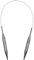 Aeelike 40 cm Rundstricknadel Set, 10,0 mm Edelstahl Rundstricknadeln mit Farbiges Stahlseil, Metall Rundstricknadeln Set, Ergonomische Stricknadeln Rundstricknadel für Schals, Decken, Teppiche