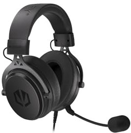ENDORFY VIRO, Gaming Over-Ear-Kopfhörer, 53 mm Treiber, Fester Aluminiumrahmen, PC, PS4, PS5, Xbox, Switch, Inline Audio Control, Abnehmbares Mikrofon, Earpads aus Memory-Schaumstoff