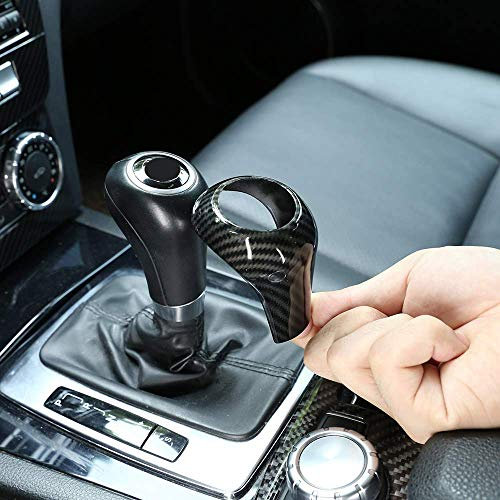 OuyOo Für Mercedes Benz A C E G GLK CLS Klasse W169 W203 W204 W211 W212 W463 X204 W219 W218 Auto Schaltknauf Abdeckung Verkleidung Zubehör