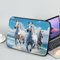 Showudesigns Horse Computer Sleeve for Women Men Slim Laptop Sleeve 15 inch Portable Accessory Bag Easy To Clean Computer Carrying Case Beach Briefcase White Blue Sky