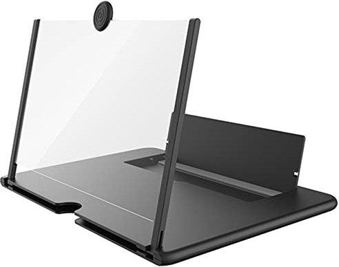 14 Inch Cell Phone Screen Magnifier ABS Mobile Phone Amplifier Foldable Screen Enlarger with Phone Holder for Indoor and Office