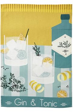 Coucke Geschirrtuch Gin Tonic, 50 x 75 cm