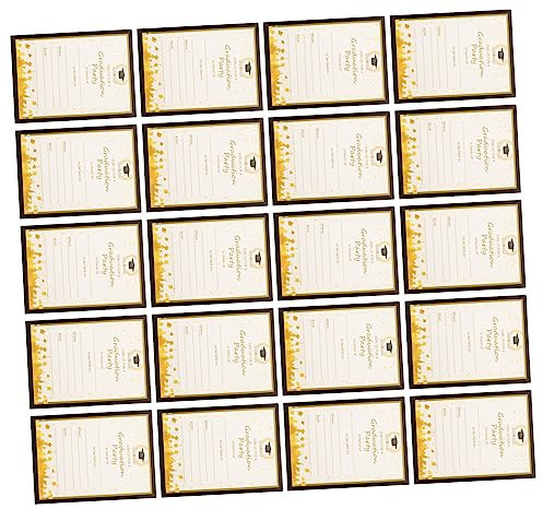 Warmhm 40pcs Graduation Cards Envelopes for High School College and University Invitations for Graduation Season Celebrations Crafted from Beautiful Patterns