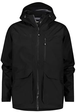 DASSY® Virunga Regenjacke - Größe S - SCHWARZ