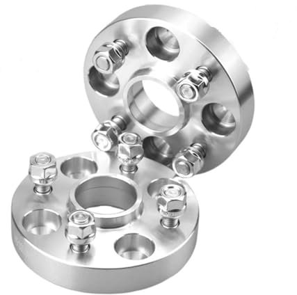VREFOEAX Spurverbreiterungen PCD 4X100 Nabenbohrung 60MM M12X1.25 Geschmiedet Für Nissan Für Note E11 E12 Für Nissan Für March Für Micra K12 K13 4 Rad-Distanzscheiben Rad Spurverbreiterungen