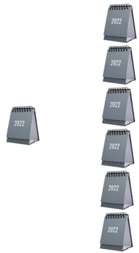 Lurrose 7stücke Mini Kalender Für Büro Praktischer Tischkalender Einfach Zu Bedienen Für Desktop-planung Mit Zeitlich Aktualisierten Datumsangaben Und Eleganten Minimalistischen Design