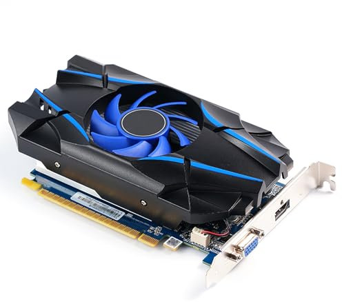 Docooler GT 1030 2 GB GDDR5 64-Bit Low Profile-Grafikkarte, leistungsstarke Gaming-Grafikkarte für den PC