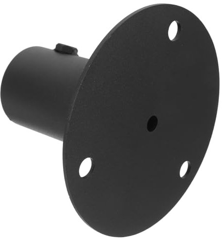 STOBOK Fence Post Support Heavy-Duty Metal Deck Post Base Flange for Fence Mailbox Deck Railings Pergola Brackets Inner Diameter 52mm