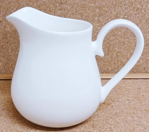 Classic & Elegant White Serving Jug 700 ml 24 fl oz fine Bone China Water, Gravy, Milk, Cream