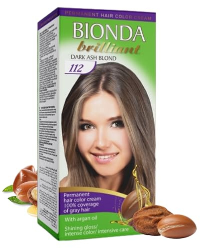 BIONDA Brilliant 112 Rubio Ceniza Oscuro 100 ml Tinte Permanente