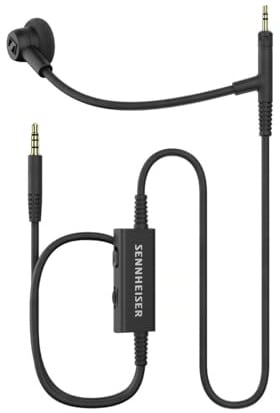 Sennheiser HD 500 BAM Add-On Boom Arm Microphone for HD 505, HD550, HD 560S, HD569, HD 599, HD599SE, HD620S Headphone Microphone 150cm, 3.5mm Stereo Mini Plug Recable