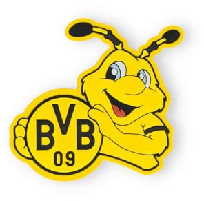 Borussia Dortmund BVB Magnet Emma – Offizieller BVB Fanartikel Kühlschrank Magnet – Fußball Fan Geschenk & Deko für BVB Fans
