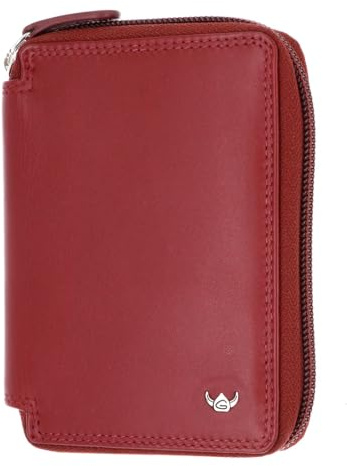 Golden Head Leder Geldbörse Polo RFID Protect RV-Börse 3315 Rot dunkelrot
