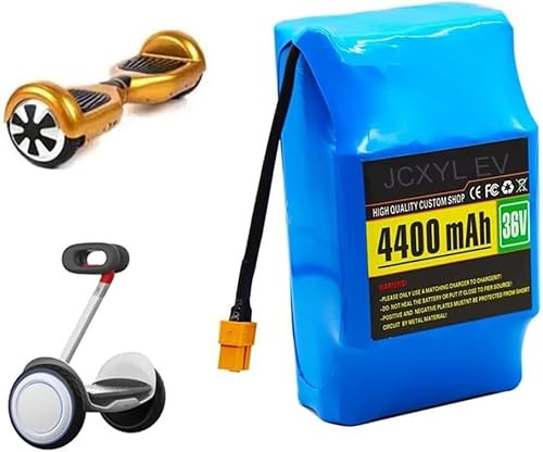 Batterie De Remplacement 36 V 4400 Mah Pour Vélo Électrique, Hoverboard, Trottinette Électrique Et Draisienne. 36V 4400Mah,XT60