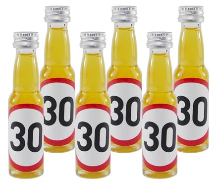 Spaßflasche Maracuja-Likör 30 Jahre (12 x 0,02L)