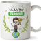 Mugffins (Tasse en Anglais) Cadeau Original Parfait pour Tasse Teacher - Le Meilleur Professeur au Monde - 11 oz en céramique