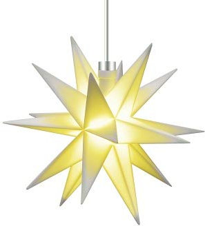 EK HANDEL LED-Stern Trafo 18 Z Ø12cm ws
