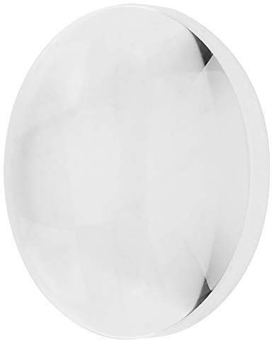 Lentille Convexe K9, Fydun Double lentille Convexe en Verre 100 mm focale en Verre Optique loupe