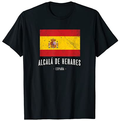 Alcalá de Henares España | Souvenir Linda Ciudad - Bandera - Camiseta