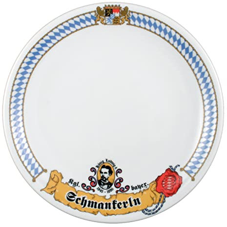 6 x Speiseteller rund 27 cm - Seltmann Weiden Compact Bayern
