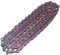 X AUTOHAUX 9 Speed 116 Links Bicycle Speed Chain Replacement Metal Multicolor