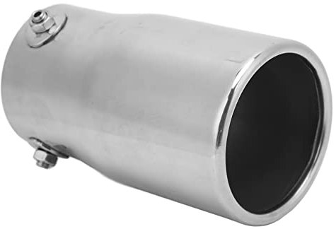 Auspuffendrohr, 76x89mm Automotive Auspuff Endrohr Edelstahl Auspuff Endrohr Universal für Auto