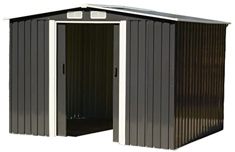 VaGo Gerätehaus Geräteschuppen 205×257x192 Gartenhaus Fundament Garten Haus