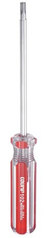 sourcing map Magnetic Square Screwdriver 100mm/4 Length SQ3 3.5mm Carbon Steel 4 Point Screw Driver with Non-Slip Handle for Appliances Repair Improvement, Red