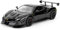 imtfzct 1:32 Ferrari 488 Modellauto, Alu-Druckgussauto mit Rückholfunktion, Kinderspielzeugauto mit Licht und Sound, Sammlermodell Spielzeug, Kindergeschenk (schwarz)