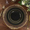 Antique Clear and Gold Charger Plates (Pack of 50)