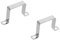 jojofuny 2pcs Square Hose Clamp Ties Vent Bracket Water Clear Hose Reel Hose Clamp Pliers Cable Hooks Pool Drain Pipe Tape Cable Holders for Cords Square Tube Clamps Stainless Steel