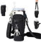 Sac De Transport pour Bouteille d'eau pour Stanley Cup 40oz, avec Compartiment pour Téléphone Portable Et Bandoulière Réglable Convient pour La Randonnée, La Course à Pied, Le (Noir, Medium)
