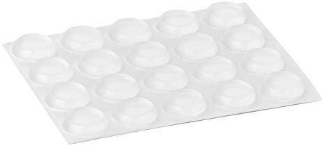 haggiy Elastikpuffer selbstklebend - rund 13 mm, Höhe: 4,0 mm, transp. (20 STK.)