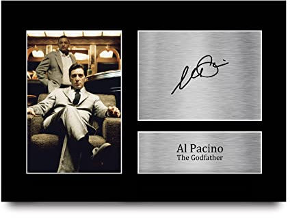 HWC Trading Al Pacino A4 Ungerahmt Signiert Gedruckt Autogramme Bild Druck-Fotoanzeige Geschenk Für The Godfather Filmfans