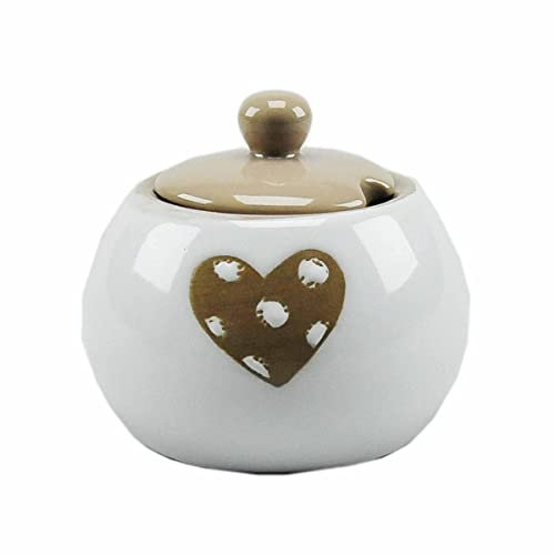 Gicos ZUCCHERIERA DEC. Cuore DIAM. CM 7 ML 400 Ceramica