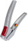 Westmark Presse à Ail avec creux extra large et élément de nettoyage, longueur : 16,2 cm, aluminium/plastique, argenté/rouge, 30082260