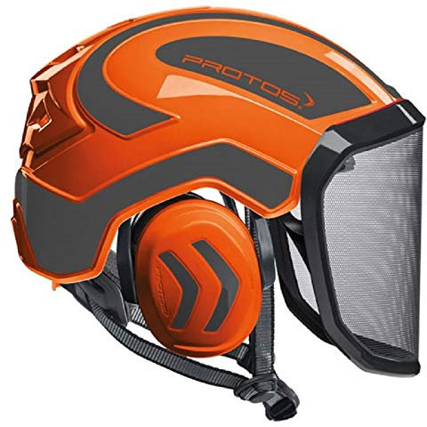 Pfanner Protos Integral Arborist Helm (Orange & Grau)