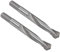sourcing map Cemented Carbide Twist Drill Bits 12mm Metal Drill Cutter for Stainless Steel Copper Aluminum Zinc Alloy Iron 2 Pcs