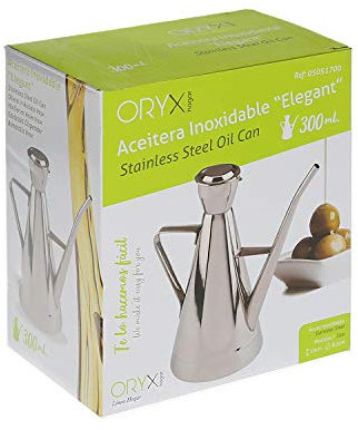 Aceitera Acero Inoxidable Modelo Elegant 300 ml.
