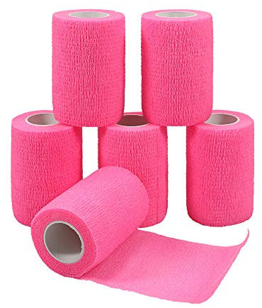 Vangoal 72W4 Pink bandage 7.5cm4.5m, Acrylic