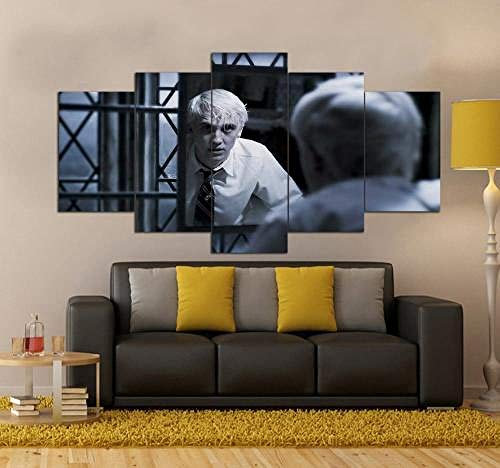 104Tdfc Bilder 5-teilig Leinwandbilder Wanddeko Kunstdruck Malfoy 5 Leinwanddrucke Modern Leinwand Wohnzimmer Wand Bilder Kreatives Geschenk